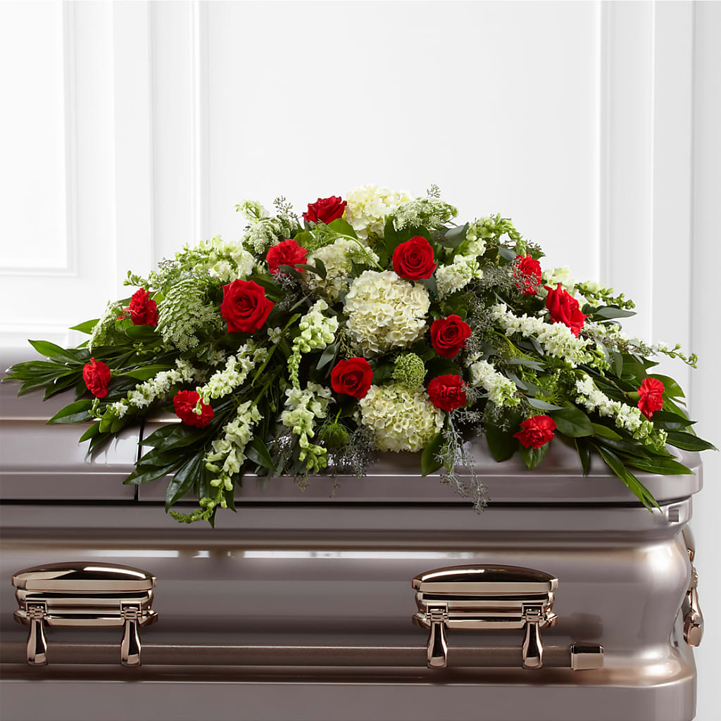 Sincerity Casket Spray – Seasons Design Studio-fmi, Houston TX