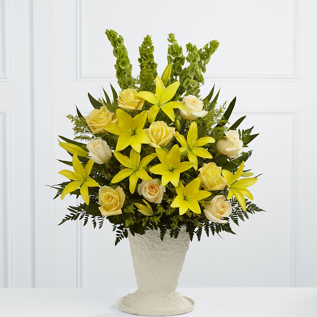 Golden Memories Arrangement – Seasons Design Studio-fmi, Houston TX
