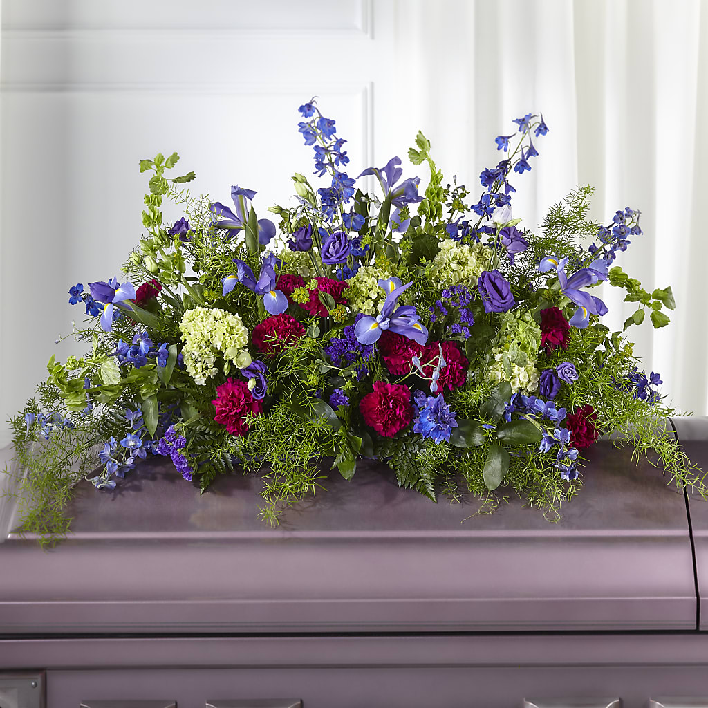 Always Treasured Casket Spray – Seasons Design Studio-fmi, Houston TX