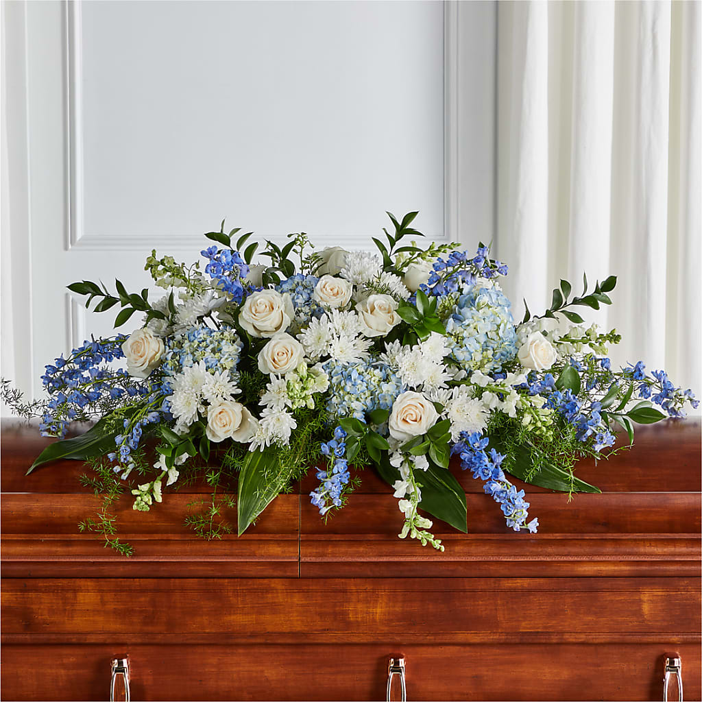 Timeless Essence Casket Spray – Seasons Design Studio-fmi, Houston TX