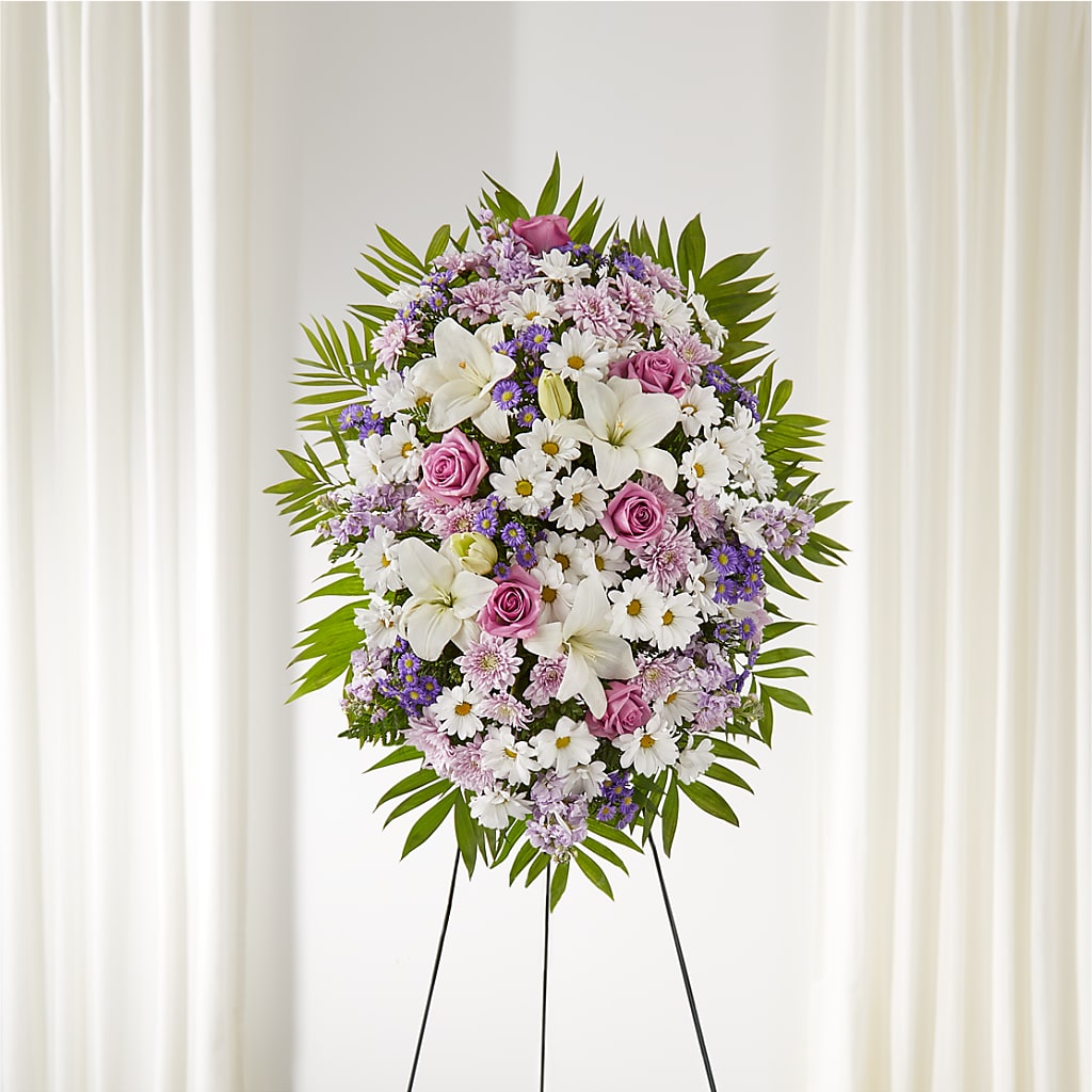 Surrounded by Love Standing Spray – Seasons Design Studio-fmi, Houston TX