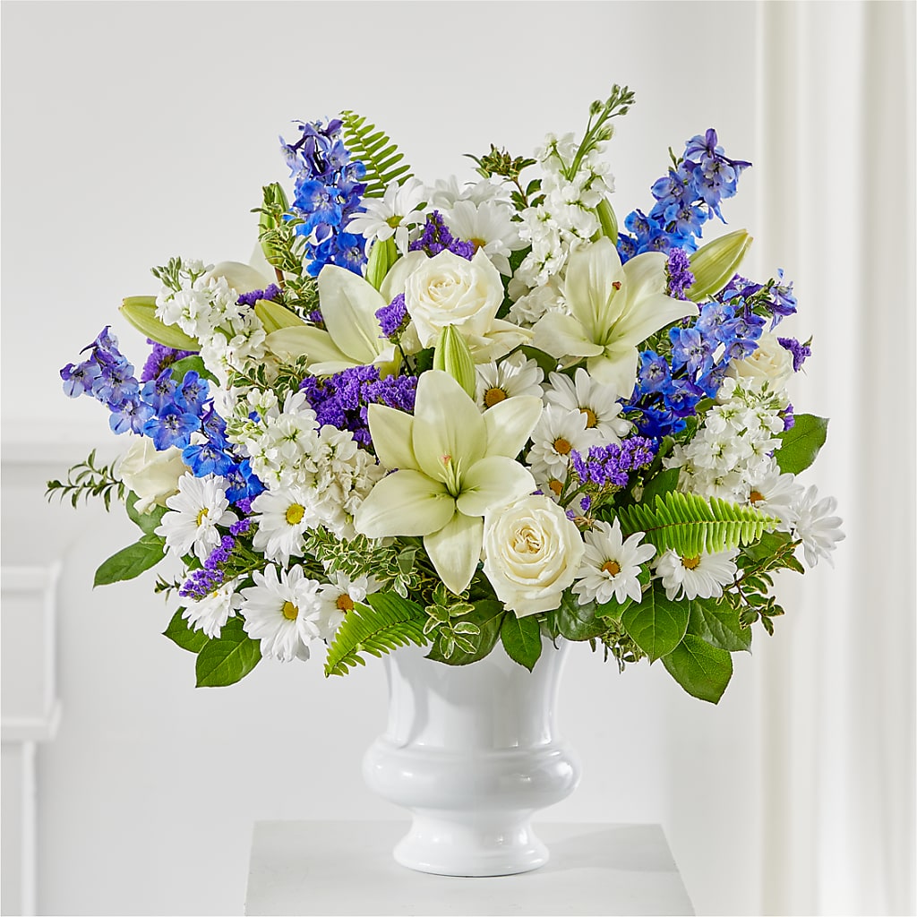 Expressions of Hope Urn Arrangement – Seasons Design Studio-fmi, Houston TX