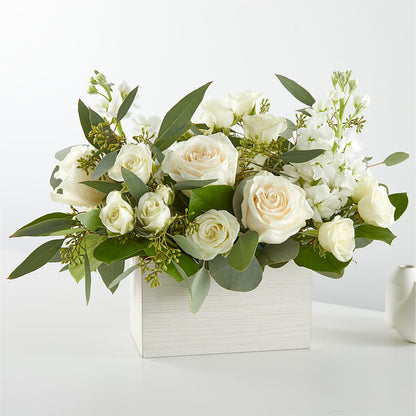 Fresh Linen Box Bouquet –  Seasons Design Studio-fmi, Houston TX
