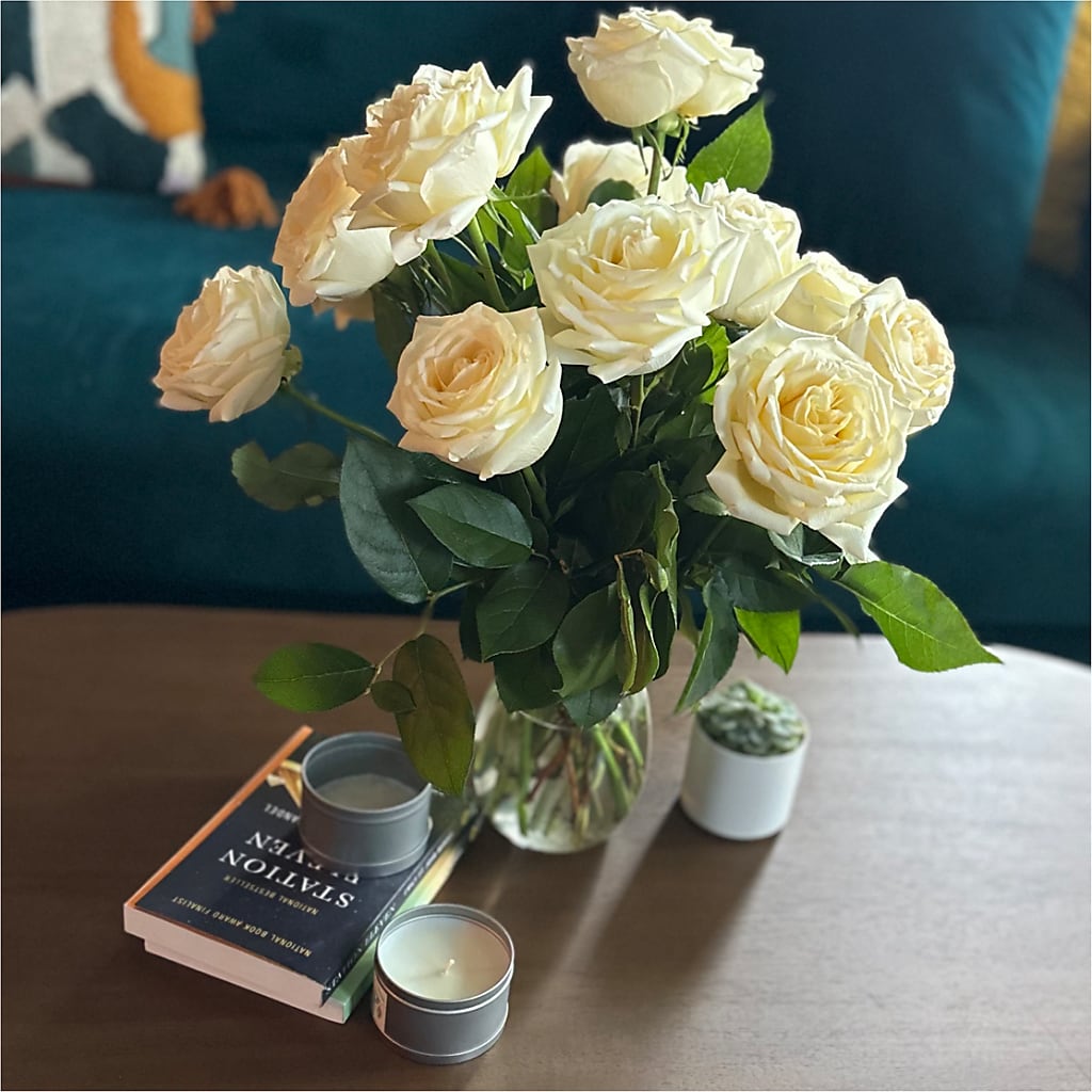 Long Stem Yellow Rose Bouquet –  Seasons Design Studio-fmi, Houston TX
