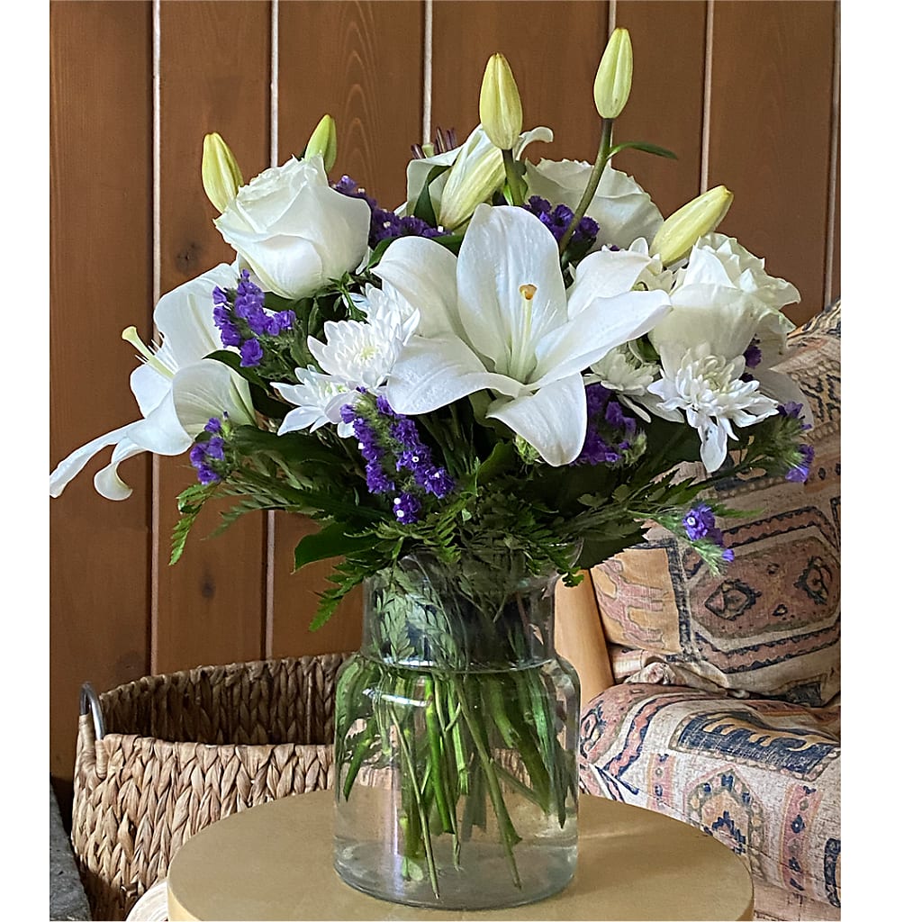 Beyond Blue Bouquet –  Seasons Design Studio-fmi, Houston TX
