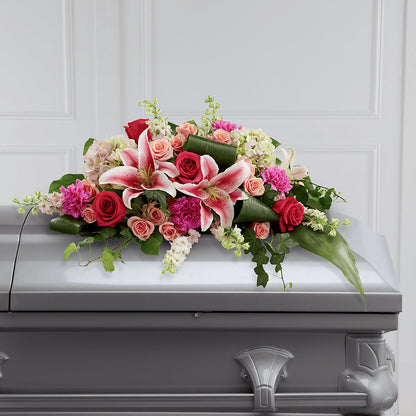 Splendid Grace Casket Spray –  Seasons Design Studio-fmi, Houston TX