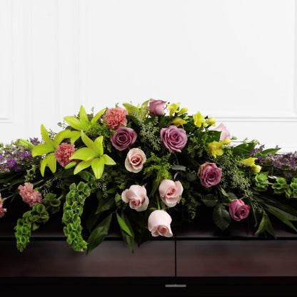 Forever Beloved Casket Spray –  Seasons Design Studio-fmi, Houston TX