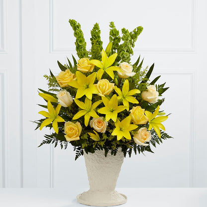 Golden Memories Arrangement –  Seasons Design Studio-fmi, Houston TX