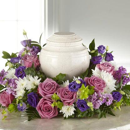 Blooming Sympathy Cremation Adornment –  Seasons Design Studio-fmi, Houston TX
