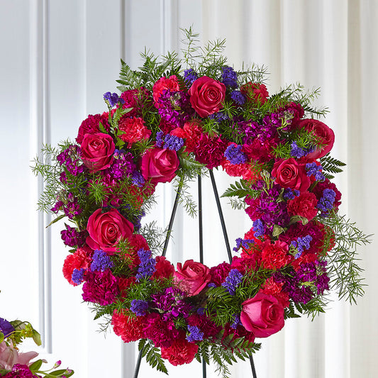 Calming Colors Wreath –  Seasons Design Studio-fmi, Houston TX
