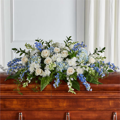 Timeless Essence Casket Spray –  Seasons Design Studio-fmi, Houston TX