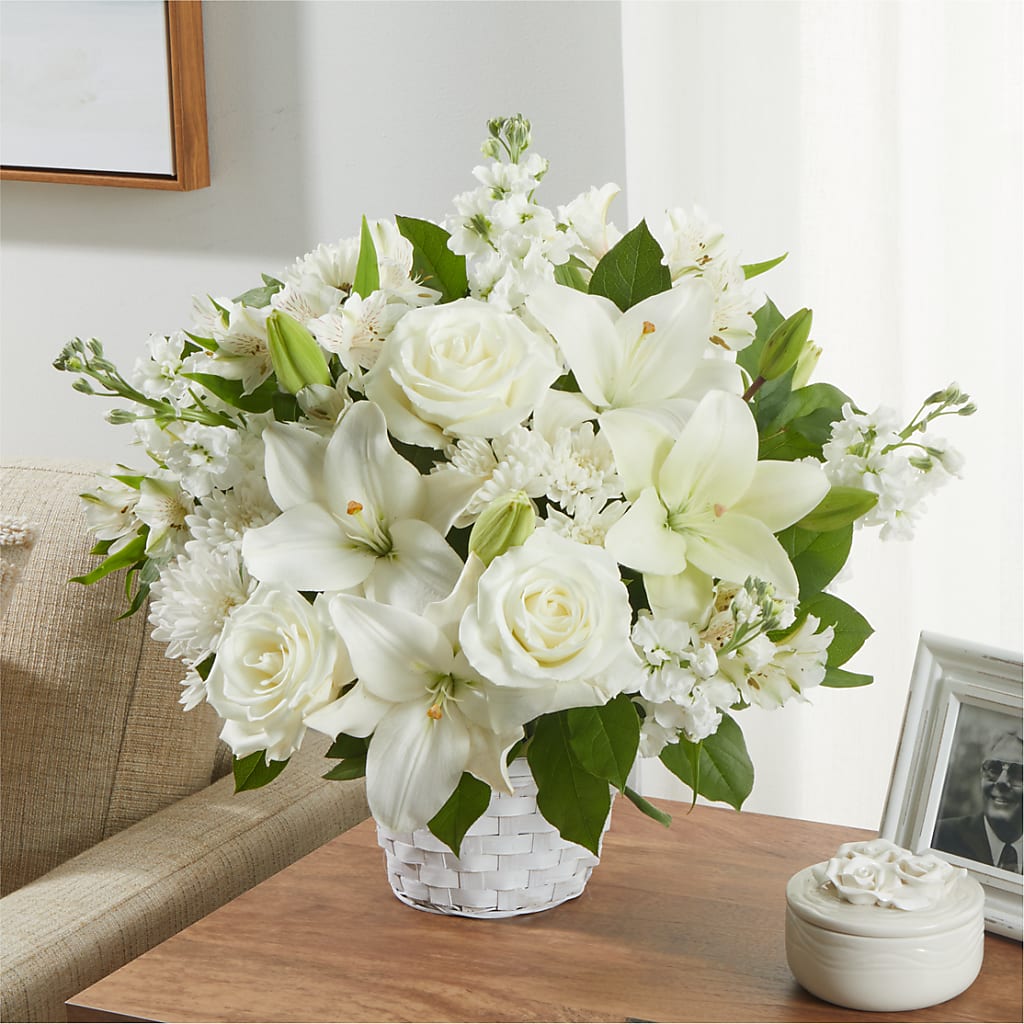 Peaceful Reflections Arrangement –  Seasons Design Studio-fmi, Houston TX